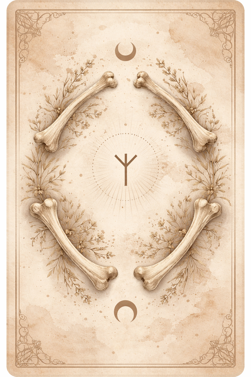 Dos de carte - Oracle des Vestiges