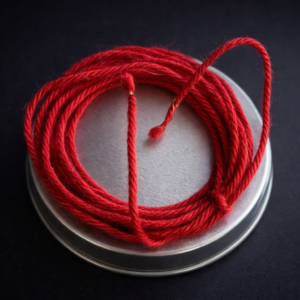 Fil naturel rouge - programmé