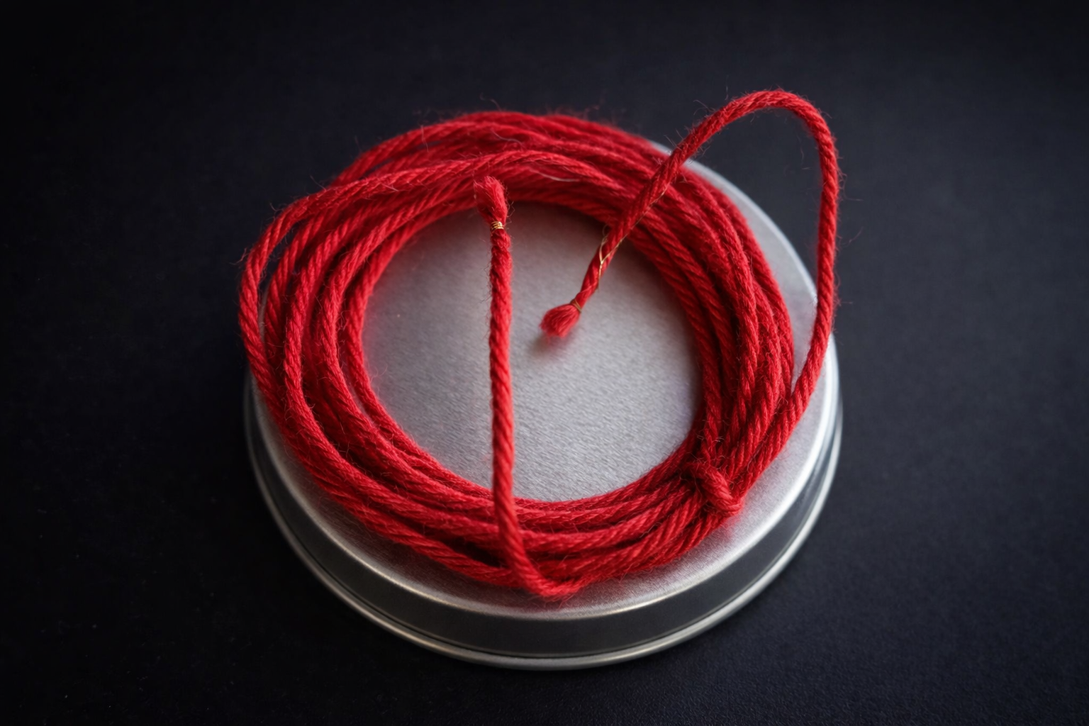 Fil naturel rouge - programmé